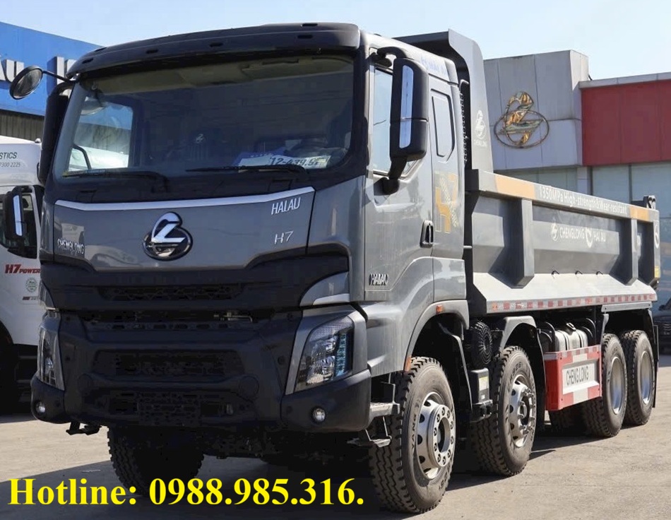 XE TẢI BEN 4 CHÂN CHENGLONG H7 390HP (8X4) CẦU DẦU